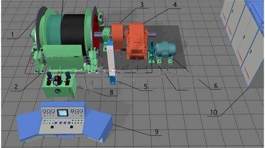 矿用绞车结构