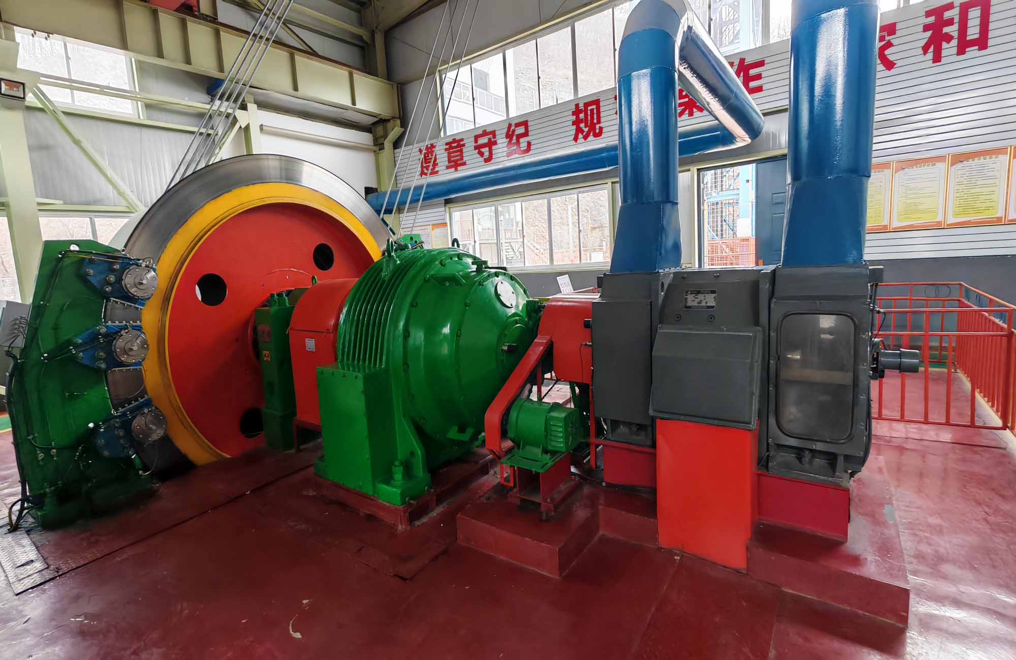 JKM-3.25×4多绳摩擦矿井提升机